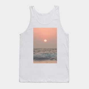 Pink beach sunset Tank Top